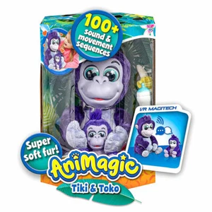 Animagic | Tiki and Toko Gorillas | Super Soft Sounds & Movements Animal Toys - Picture 1 of 10