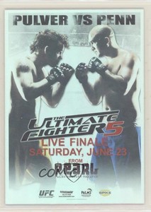2011 Topps UFC Moment of Truth Fight Poster Review Jens Pulver BJ Penn TUF5 ( )