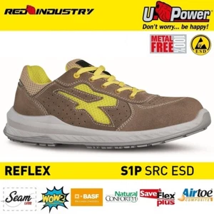 UPOWER SCARPE LAVORO ANTINFORTUNISTICA REFLEX ESD S1P SRC U-POWER - Foto 1 di 9