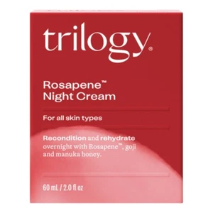Trilogy Rosapene Night Cream 60mL for All Skin Types Recondition Rehydrate - Picture 1 of 1