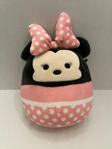 Squishmallows Disney Minnie Mouse 8" Plush 2021 Pink Bow Stuffed Toy NWT - Picture 1 of 6