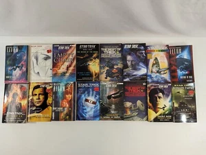 Star Trek Paperback Novel LOT of 16 Deep Space Titan Crucible Best of Books - Picture 1 of 22