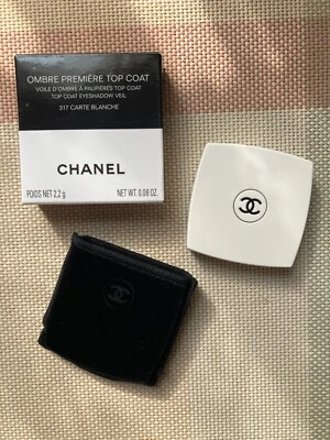 Chanel  Ombre Premiere Top Coat Eyeshadow Veil 317 Carte Blanche ltd e new&boxed - Image 1 of 4