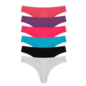 6er Set Damen String Tangas Slip Unterwäsche Spitze Schlüpfer Unterhose Höschen - Bild 1 von 9