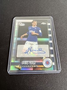 SPFL TOPPS CHROME IANIS HAGI AUTO RANGERS ROMANIA DEPORTIVO ALAVÉS