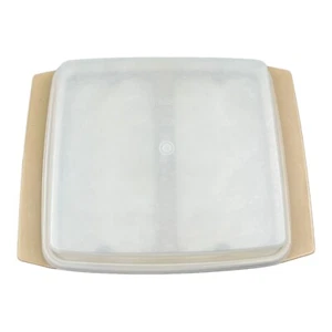 Tupperware Teufel Eierhalter Träger Tablett Eierhalter Mandel fasst 16 #723 - Bild 1 von 11