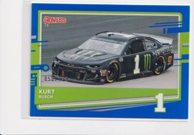 2021 Donruss Navy Blue #41 Kurt Busch CAR /199 NASCAR Racing - Image 1 of 2