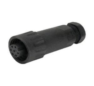 7 Polo Circular Enchufe en Línea, IP67, Soldador Terminales, 10.5mm Cables - - Imagen 1 de 1