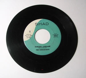 45 RPM THE KNOCKOUTS Riot In Room 3C b/w Darling Lorraine SHAD DooWop 1959 VG++ - Picture 1 of 3