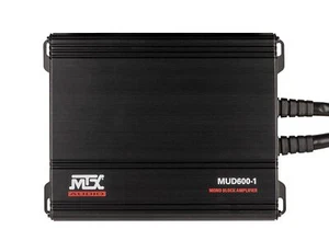 MTX MUD600-1 600 Watt RMS Mono Block Class D Powersports Marine Amplifier - Picture 1 of 1