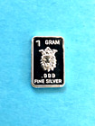 1 Gram Silver Bar  "  Lion with Crown "  Design..
