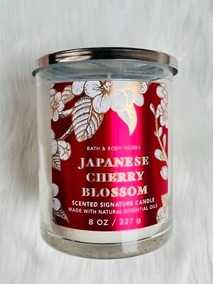 Tarro de velas de mecha única Bath & Body Works 8 oz baño y cuerpo funciona ELIGE AROMAS Foto 1 de 4