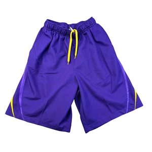 Nike Shorts Youth Boys Medium Purple Gold Kobe Mamba Essential Basketball Court - Picture 1 of 7