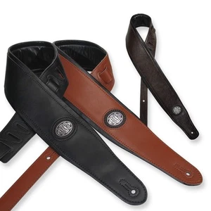 ░▒▓█ GAUCHO Gitarrengurt Gepolstert █▓▒░ weich vernäht schwarz braun auch XXL - Picture 1 of 5