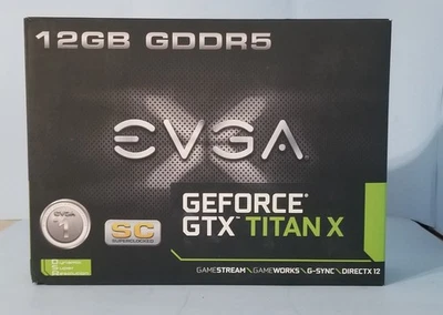 EVGA GeForce GTX TITAN X SC GAMING 12GB Video Card 12G-P4-2992-KR sealed - Image 1 of 4
