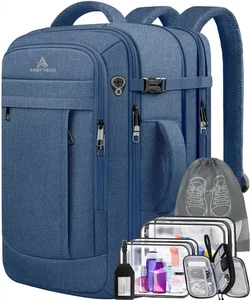 50L Expandable Large Travel Laptop Backpack for Men With Packing Cubes, Carry... - Bild 1 von 9