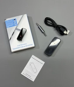 Bluetooth 5.0 Wireless Audio Adapter Transmitter Receiver For Car Tv Pc Aux Fm - Afbeelding 1 van 18