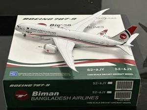 JC WINGS 1/400 DIECAST MODEL AIRLINER BANGLADESH BIMAN AIRWAYS BOEING 787-900 - Picture 1 of 1