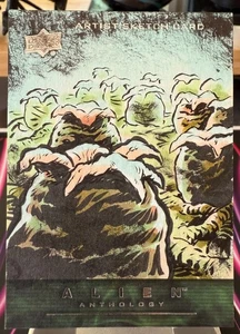2016 Upper Deck Alien Anthology Sketch Jason Crosby 1/1 [y0799] - Picture 1 of 2