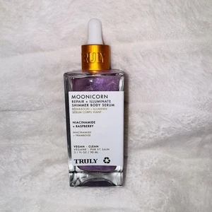 Suero corporal brillante TRULY Beauty MOONICORN ~ niacinamida + frambuesa ~ 3,1 fl oz - Imagen 1 de 2