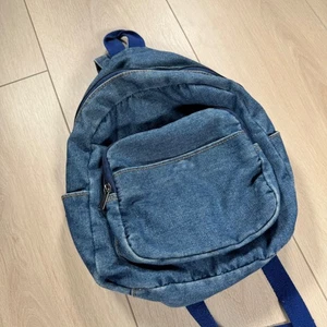 YOULIYS Denim Mini Rucksack Vintage Y2K Blue Jean kleine Reisetasche Schule - Bild 1 von 9