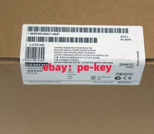 6AV6642-0AA11-0AX1 NEW SIEMENS HMI Touch Panel TP 177A 5.7/pe - Picture 1 of 1