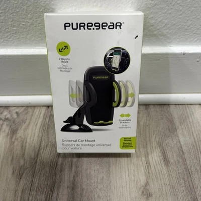 Puregear Ventosa/Clip de ventilación Montaje universal en tablero para todos los teléfonos - Negro Foto 1 de 2
