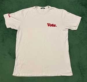 Talentless Vote Off White T-Shirt Mens Size Large L Scott Disick Kardashian - Picture 1 of 10