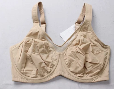 HSIA Women's CoolComfort Unlined Underwire Bra EH6 Beige Size 34DDD NWT - Image 1 of 3