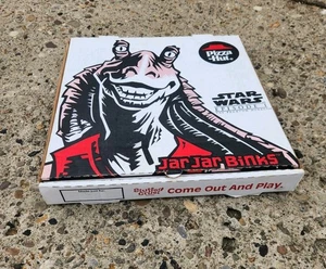 Barattolo Barattolo Binks Star Wars Episodio 1 Pizza Hut Box Cartone Usato Collezionismo Promo - Foto 1 di 8