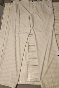 Adidas Pants Mens 42x32 Gray Golf Athletic Climalite Stretch - Picture 1 of 8