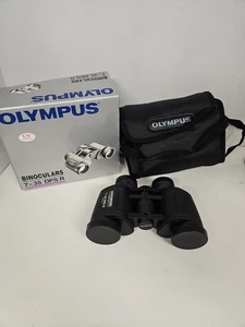Olympus 7x35 DPS R Field 9.3° Black Binoculars with Case and End Caps - Picture 1 of 6