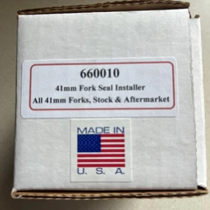 George’s Garage 660010 41mm Motorcycle Fork Seal Bushing Install Tool Driver - Picture 1 of 5
