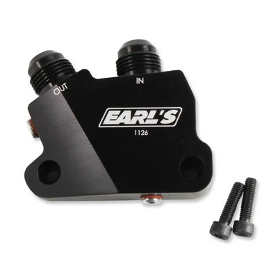 Adaptador de enfriador de aceite de montaje lateral Earls 1126ERL LT Foto 1 de 4
