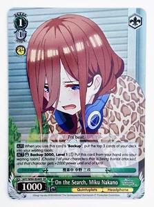 On The Search Miku Nakano 5HY/W90-E040 blanco negro quintillizos por excelencia - Imagen 1 de 2