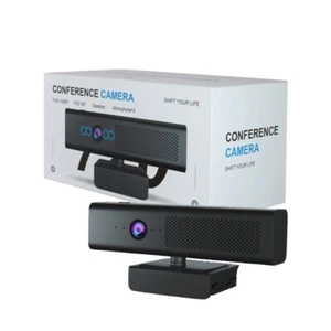 Webcam 1080P USB 2.0 With Mic 4x Noise Reduction Mic for PC Desktop Computer - Afbeelding 1 van 8