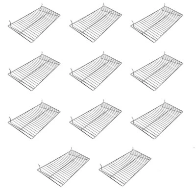 24 x 12 дюймов хромированная пегборд проволока плоская сетка полки розничный дисплей - 10 шт. - Изображение 1 из 4