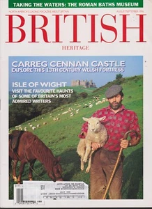 BRITISH HERITAGE MAGAZINE AUGUST/SEPTEMBER 1996 *CARREG CENNAN CASTLE* - Imagen 1 de 1