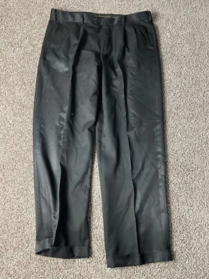 Мужские брюки черный стрела плоский передний размер 38 x 32 EUC - Изображение 1 из 4