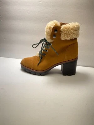 Naturalizer Women's Varuna Suede Hiking Ankle Heel Boots Sz 7 — 第 1/4 张图片