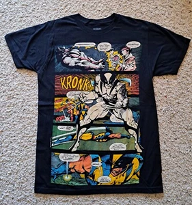 Camiseta Wolverine Estampado Grande Talla M Página de Cómic Arte - Imagen 1 de 3