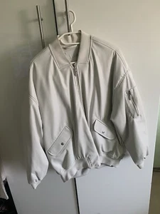 FB Sister Kunstleder Jacke Damen Weiss Gr. M Wie Neu - Bild 1 von 4