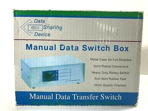 Data Sharing Device DW-HD15AB VGA Manual Transfer Switch Box - Picture 1 of 5