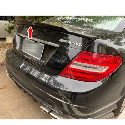 Painted ABS For Mercedes Benz C250 C300 W204 C74 TYPE TRUNK SPOILER WING - Imagem 1 de 4