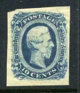 Confederate States CSA # 12 10c Jefferson Davis Stamp MNH Issue1863-64 5B16 54 - Imagen 1 de 2