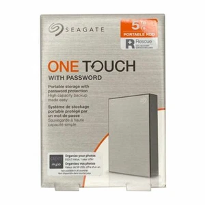 Seagate 5TB 2.5inch One Touch External Hard Disk with Password STKZ5000 (Silver) - Picture 1 of 1