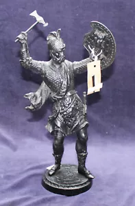 X356 - Bellissima statuina crociata medievale, zinco fuso - Foto 1 di 2
