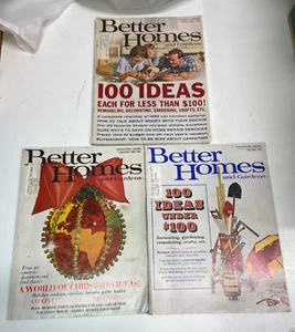 Better Homes and Gardens Magazines 1965 & 1968 Vintage Lot of 3 - Picture 1 of 11