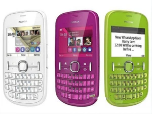 Unlocked Nokia Asha 201 RM-799 2MP Camera 2.4" 2G GSM 900 1800 Bluetooth Radio - Afbeelding 1 van 3