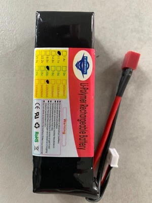 LiPo Akku 11.1v 3S 20C 2200 mAh T-Stecker LxBxH 105x35x20mm Flugzeug Drohne Auto - Bild 1 von 2